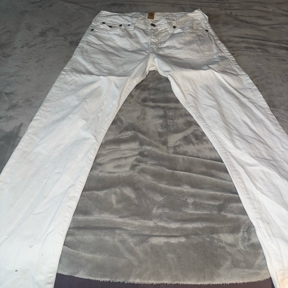 True Religion Men's Crisp White Jeans - Picture 2 of 5
